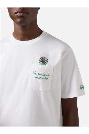 T-Shirt Austin Uomo In Cotone Con Tasca Frontale MC2 SAINT BARTH | T-shirt | AUS000100129L